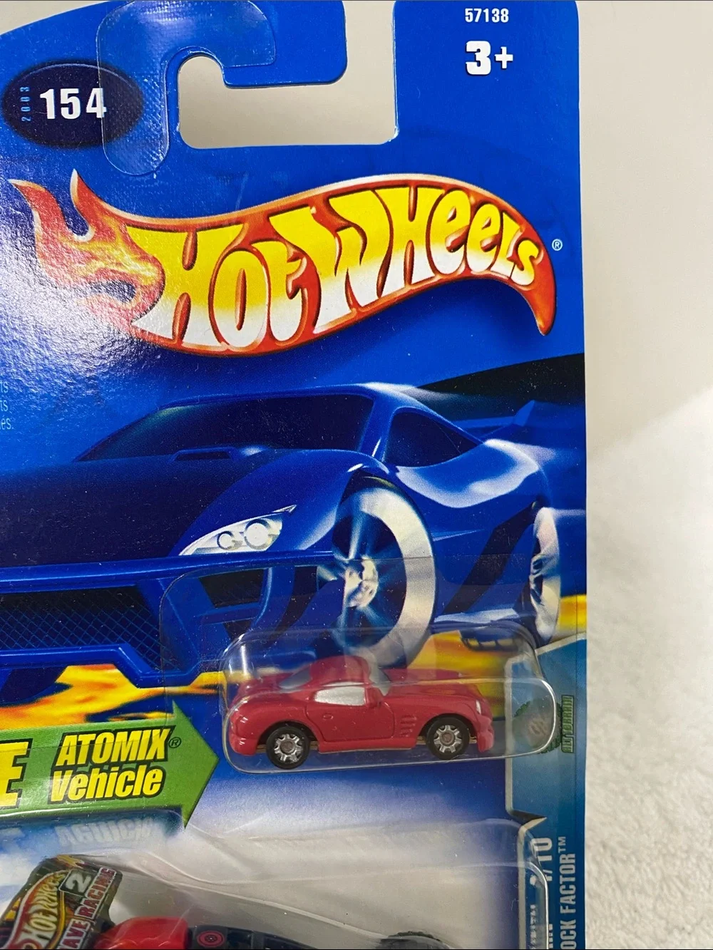 2002 Hot Wheels Alt Terrain Shock Factor #154 W/ Atomix Vehicle Collectible Toy